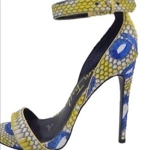 London Trash Phoenix Snake Sandal blue multi